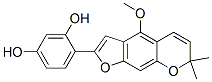 4-(4-Methoxy-7,7-dimethyl-7H-furo[3,2-g][1]benzopyran-2-yl)-1,3-benzenediol CAS#: 53734-76-2