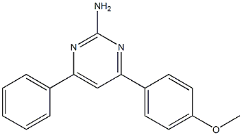4-(4-Methoxyphenyl)-6-phenylpyriMidin-2-aMine CAS#: 59807-19-1