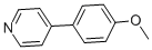 4-(4-Methoxyphenyl)pyridine CAS#: 5938-16-9