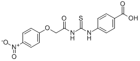 4-[[[[(4-NITROPHENOXY)ACETYL]AMINO]THIOXOMETHYL]AMINO]-BENZOIC ACID CAS#: 532944-43-7