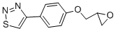 4-[4-(OXIRAN-2-YLMETHOXY)PHENYL]-1,2,3-THIADIAZOLE CAS#: 59834-07-0