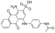 4-[[4-(acetylamino)phenyl]amino]-1-amino-9,10-dihydro-9,10-dioxoanthracene-2-sulphonic acid CAS#: 6247-34-3
