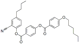 4-[(4-butyl-2-cyanophenoxy)carbonyl]phenyl 4-(hexyloxy)benzoate CAS#: 52899-27-1