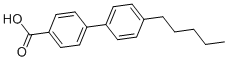 4-(4-n-Pentylphenyl)benzoic acid CAS#: 59662-47-4