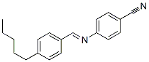 4-[(4-pentylbenzylidene)amino]benzonitrile CAS#: 49763-60-2
