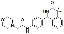 4'-(4,4-Dimethyl-3-oxo-1,2,3,4-tetrahydroisoquinolin-1-yl)-2-morpholinoacetanilide CAS#: 54087-47-7