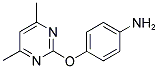 4-[(4,6-DIMETHYLPYRIMIDIN-2-YL)OXY]ANILINE CAS#: 55749-90-1