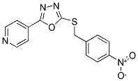 4-(5-[(4-NITROBENZYL)SULFANYL]-1,3,4-OXADIAZOL-2-YL)PYRIDINE CAS#: 441289-28-7