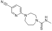 4-(5-CYANOPYRIDIN-2-YL)-N-METHYL-1,4-DIAZEPANE-1-CARBOTHIOAMIDE CAS#: 519056-55-4