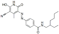 4-[[(5-Cyano-1,2-dihydro-6-hydroxy-4-methyl-2-oxopyridin)-3-yl]azo]-N-(2-ethylhexyl)benzamide CAS#: 52338-25-7