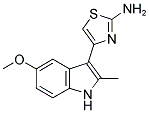 4-(5-METHOXY-2-METHYL-1H-INDOL-3-YL)-THIAZOL-2-YLAMINE CAS#: 50825-20-2