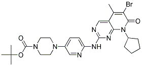 4-[6-(6-BROMO-8-CYCLOPENTYL-5-METHYL-7-OXO-7,8-DIHYDRO-PYRIDO[2,3-D]PYRIMIDIN-2-YLAMINO)-PYRIDIN-3-YL]-PIPERAZINE-1-CARBOXYLIC ACID TERT-BUTYL ESTER CAS#: 571188-82-4