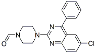 4-(6-chloro-4-phenyl-quinazolin-2-yl)piperazine-1-carbaldehyde CAS#: 5960-46-3