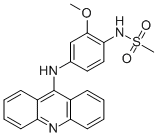4'-(9-acridinylamino)methanesulfon-o-anisidide CAS#: 51264-17-6