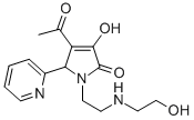 4-ACETYL-3-HYDROXY-1-[2-(2-HYDROXY-ETHYLAMINO)-ETHYL]-5-PYRIDIN-2-YL-1,5-DIHYDRO-PYRROL-2-ONE CAS#: 436088-90-3