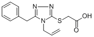 (4-ALLYL-5-BENZYL-4H-[1,2,4]TRIAZOL-3-YLSULFANYL)-ACETIC ACID CAS#: 56929-54-5