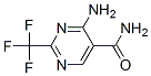4-AMINO-2-(TRIFLUOROMETHYL)PYRIMIDINE-5-CARBOXAMIDE CAS#: 657-68-1