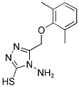 4-AMINO-5-[(2,6-DIMETHYLPHENOXY)METHYL]-4H-1,2,4-TRIAZOLE-3-THIOL CAS#: 543694-80-0