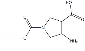 4-AMino-1-(tert-butoxycarbonyl)pyrrolidine-3-carboxylic acid CAS#: 492461-79-7