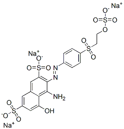 4-Amino-5-hydroxy-3-[[4-[[2-(sulfooxy)ethyl]sulfonyl]phenyl]azo]-2,7-naphthalenedisulfonic acid, sodium salt coupled with diazotized 2-amino-4-[[4-chloro-6-[[2-[2-[(2-chloroethyl) sulfonyl]ethoxy]ethyl]amino]-1,3,5-triazin-2-yl]amino]benzenesulfonic acid CAS#: 446293-48-7