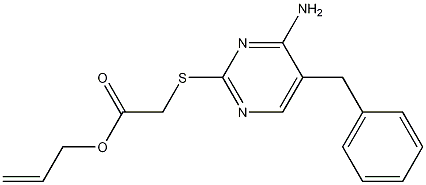 [[4-Amino-5-(phenylmethyl)-2-pyrimidinyl]thio]acetic acid allyl ester CAS#: 476302-23-5
