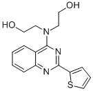4-BIS(2-HYDROXYETHYL)AMINO-2-(2-THIENYL)QUINAZOLINE CAS#: 58139-47-2