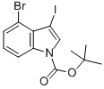4-BROMO-3-IODOINDOLE-1-CARBOXYLIC ACID TERT-BUTYL ESTER CAS#: 406170-09-0
