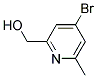 (4-BROMO-6-METHYL-PYRIDIN-2-YL)-METHANOL CAS#: 448906-60-3