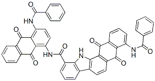4-Benzoylamino-N-[4-(benzoylamino)-9,10-dihydro-9,10-dioxoanthracen-1-yl]-12,13-dihydro-5,13-dioxo-5H-naphtho[2,3-a]carbazole-11-carboxamide CAS#: 6370-87-2