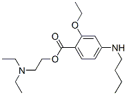 4-(Butylamino)-2-ethoxybenzoic acid 2-(diethylamino)ethyl ester CAS#: 53352-75-3