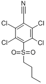 4-Butylsulfonyl-2,3,5,6-tetrachlorobenzonitrile CAS#: 56957-82-5