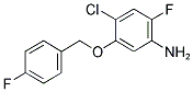 4-CHLORO-2-FLUORO-5-[(4-FLUOROBENZYL)OXY]ANILINE CAS#: 453557-77-2