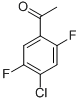 4'-CHLORO-2',5'-DIFLUOROACETOPHENONE CAS#: 655-12-9
