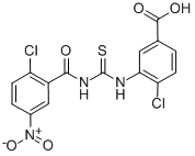 4-CHLORO-3-[[[(2-CHLORO-5-NITROBENZOYL)AMINO]THIOXOMETHYL]AMINO]-BENZOIC ACID CAS#: 532951-77-2