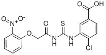 4-CHLORO-3-[[[[(2-NITROPHENOXY)ACETYL]AMINO]THIOXOMETHYL]AMINO]-BENZOIC ACID CAS#: 536986-10-4