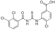 4-CHLORO-3-[[[(2,3-DICHLOROBENZOYL)AMINO]THIOXOMETHYL]AMINO]-BENZOIC ACID CAS#: 535944-78-6
