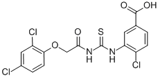 4-CHLORO-3-[[[[(2,4-DICHLOROPHENOXY)ACETYL]AMINO]THIOXOMETHYL]AMINO]-BENZOIC ACID CAS#: 532430-00-5