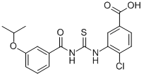 4-CHLORO-3-[[[[3-(1-METHYLETHOXY)BENZOYL]AMINO]THIOXOMETHYL]AMINO]-BENZOIC ACID CAS#: 532420-88-5