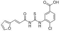4-CHLORO-3-[[[[3-(2-FURANYL)-1-OXO-2-PROPENYL]AMINO]THIOXOMETHYL]AMINO]-BENZOIC ACID CAS#: 532404-74-3