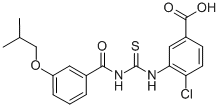4-CHLORO-3-[[[[3-(2-METHYLPROPOXY)BENZOYL]AMINO]THIOXOMETHYL]AMINO]-BENZOIC ACID CAS#: 532430-35-6