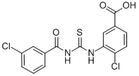 4-CHLORO-3-[[[(3-CHLOROBENZOYL)AMINO]THIOXOMETHYL]AMINO]-BENZOIC ACID CAS#: 532405-55-3