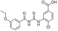 4-CHLORO-3-[[[(3-ETHOXYBENZOYL)AMINO]THIOXOMETHYL]AMINO]-BENZOIC ACID CAS#: 532945-68-9