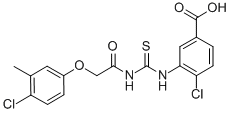 4-CHLORO-3-[[[[(4-CHLORO-3-METHYLPHENOXY)ACETYL]AMINO]THIOXOMETHYL]AMINO]-BENZOIC ACID CAS#: 532421-00-4