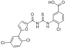4-CHLORO-3-[[[[[5-(2,5-DICHLOROPHENYL)-2-FURANYL]CARBONYL]AMINO]THIOXOMETHYL]AMINO]-BENZOIC ACID CAS#: 532421-65-1