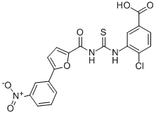 4-CHLORO-3-[[[[[5-(3-NITROPHENYL)-2-FURANYL]CARBONYL]AMINO]THIOXOMETHYL]AMINO]-BENZOIC ACID CAS#: 532941-77-8