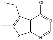 4-CHLORO-5-ETHYL-6-METHYLTHIENO[2,3-D]PYRIMIDINE CAS#: 439692-90-7