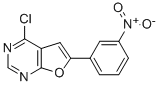 4-CHLORO-6-(3-NITRO-PHENYL)-FURO[2,3-D]PYRIMIDINE CAS#: 475585-22-9
