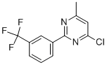 4-CHLORO-6-METHYL-2-[3-(TRIFLUOROMETHYL)PHENYL]PYRIMIDINE CAS#: 56302-42-2