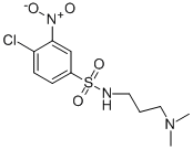 4-CHLORO-N-[3-(DIMETHYLAMINO)PROPYL]-3-NITROBENZENESULFONAMIDE CAS#: 53803-81-9
