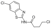 4-CHLORO-N-(6-CHLORO-2-BENZOTHIAZOLYL)-BUTANAMIDE CAS#: 445253-51-0